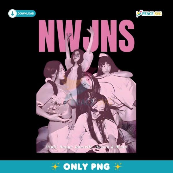 Newjeans Kpop Group Aesthetic Vintage Retro PNG