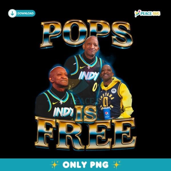 Pops Is Free Indiana Pacers Tyrese Haliburtons Father Bootleg Basketball PNG