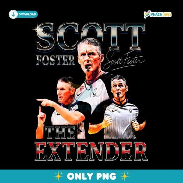 Scott Foster The Extender Referee Bootleg Nba PNG