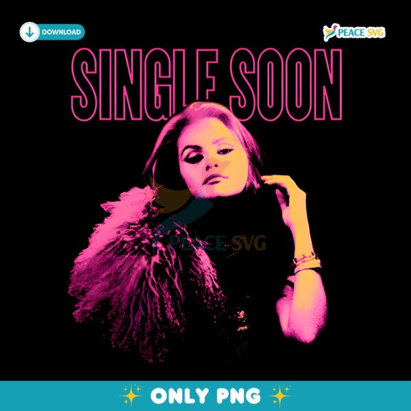 Selena Gomez Single Soon Pink Neon Retro Pop PNG