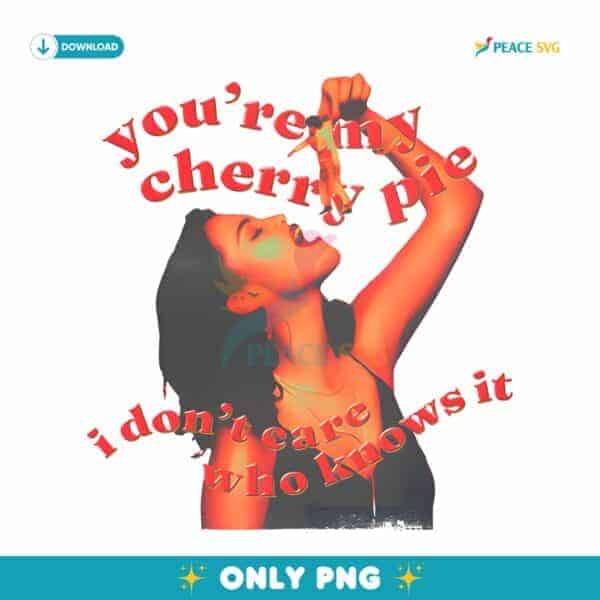 Selena Gomez Youre My Cherry Pie I Dont Care Who Knows It PNG