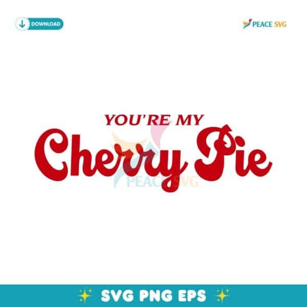 Selena Gomez Youre My Cherry Pie Retro Ringer SVG