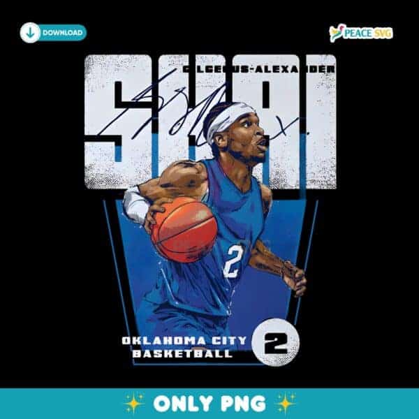 Shai Gilgeous Alexander Oklahoma City Premiere Basketball PNG