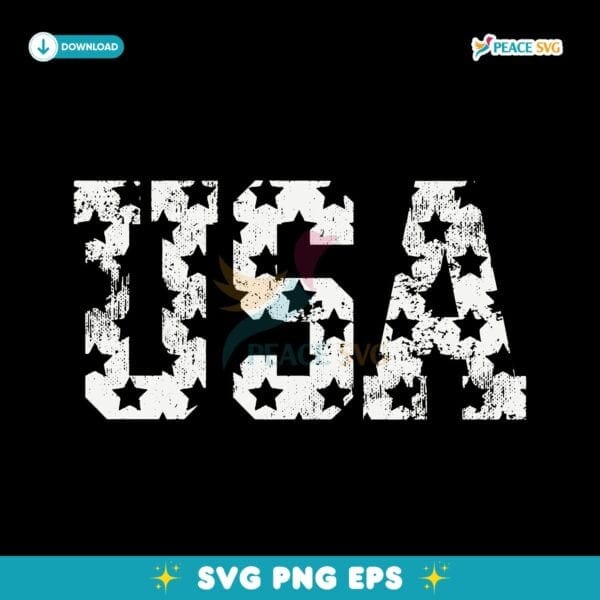 Vintage Distressed Usa God Bless America SVG