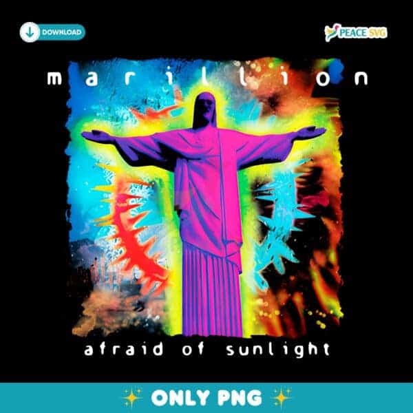 Afraid Of Sunlight Marillion Album Inspired Vintage Rock PNG
