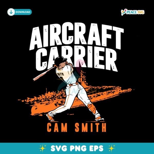 Cam Smith Aircraft Carrier Houston Astros Baseball SVG