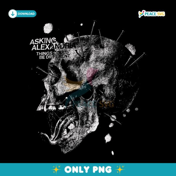 Asking Alexandria Things Could Be Different Skull PNG