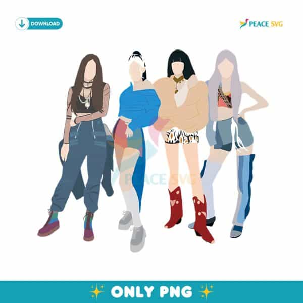 Blackpink How You Like That Dance Fashion PNG