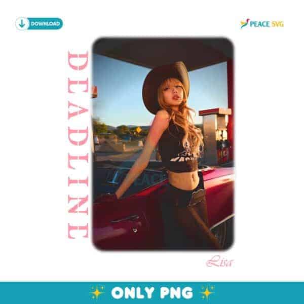 Blackpink Lisa Deadline Kpop Fan PNG