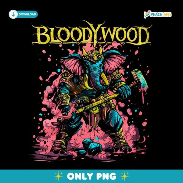 Bloodywood Elephant Warrior Battle Axe PNG