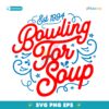 Bowling For Soup Swirly Est 1994 Red Blue Script SVG