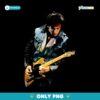 Bruce Springsteen Denim Vest Guitar Rock Legend Concert Performance PNG