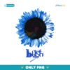 Bush Blue Sunflower Grunge Band PNG