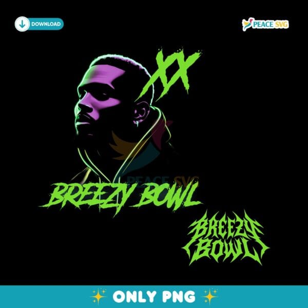 Chris Brown Breezy Bowl Xx Neon Lights PNG