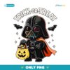 Darth Vader Trick Or Treat Cute Star Wars Halloween Vader Pumpkin Candy PNG
