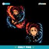 Demon Slayer Kimetsu No Yaiba Tanjiro Kamado Fire Water Breathing PNG