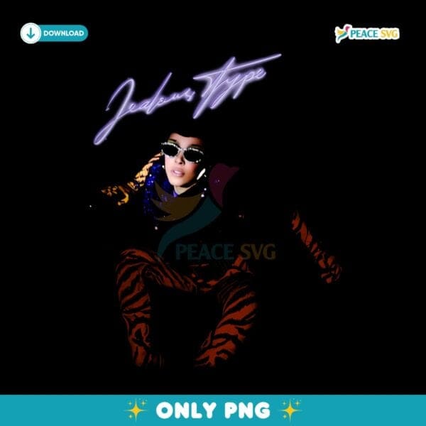 Doja Cat Jealousy Type Retro Vintage Concert Illustration PNG