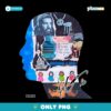 Drake Collage Head Silhouette PNG