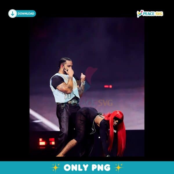 Drake Live Tour Retro Performance Stage PNG