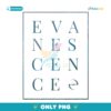 Evanescence Block Lettering Minimalist Box Logo Rock Band PNG