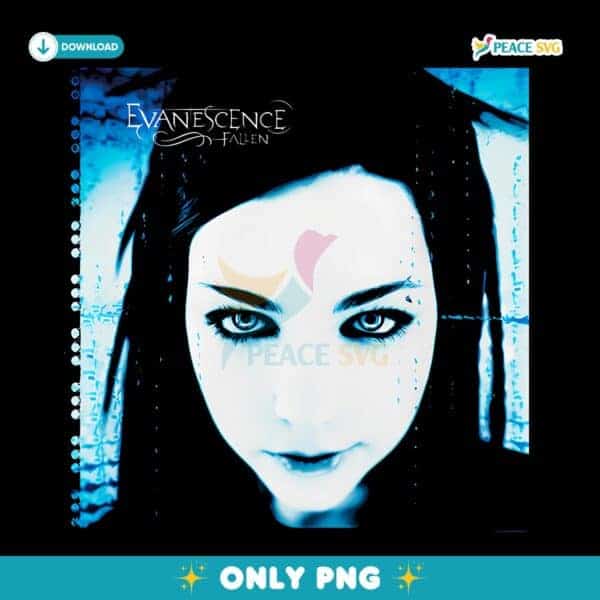 Evanescence Fallen Album Cover Amy Lee Gothic Rock Band PNG