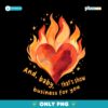 Flaming Heart Taylor Swift Showgirl Era Concert Fan PNG