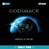 Godsmack Lighting Up The Sky Album Cover Space Rock Band PNG
