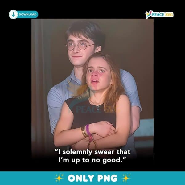 Harry Potter Hermione Granger Hug Meme PNG