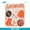 In My Showgirl Era Retro Disco Glitter Boots Jacket Vinyl Illustration PNG