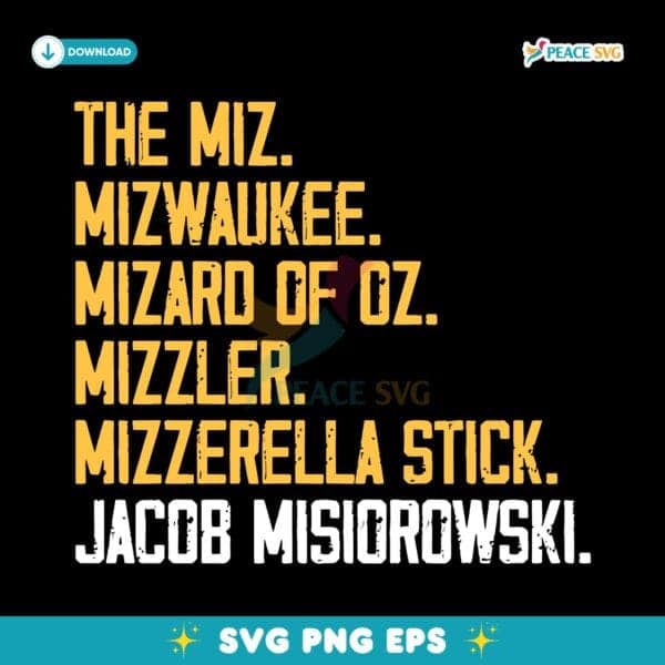 Jacob Misiorowski Funny Nickname Baseball Sports Fan SVG