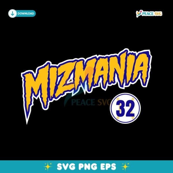 Jacob Misiorowski Mizmania Baseball Number Thirty Two SVG