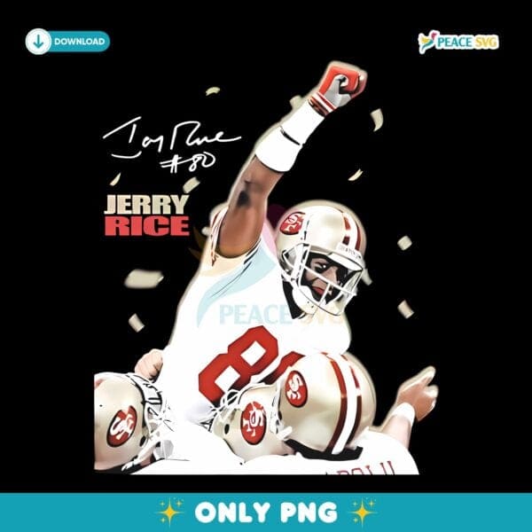 Jerry Rice San Francisco 49Ers Nfl Wide Receiver PNG