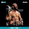 Khamzat Chimaev Wolf Ufc Fighter Collage 2025 PNG