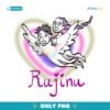 Kpop Demon Hunters Rujinu Angel Wings Flying Couple PNG