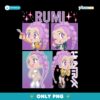Kpop Demon Hunters Rumi Huntrix Chibi PNG