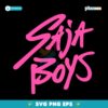 Kpop Demon Hunters Saja Boys Bold Pink Graffiti Font SVG