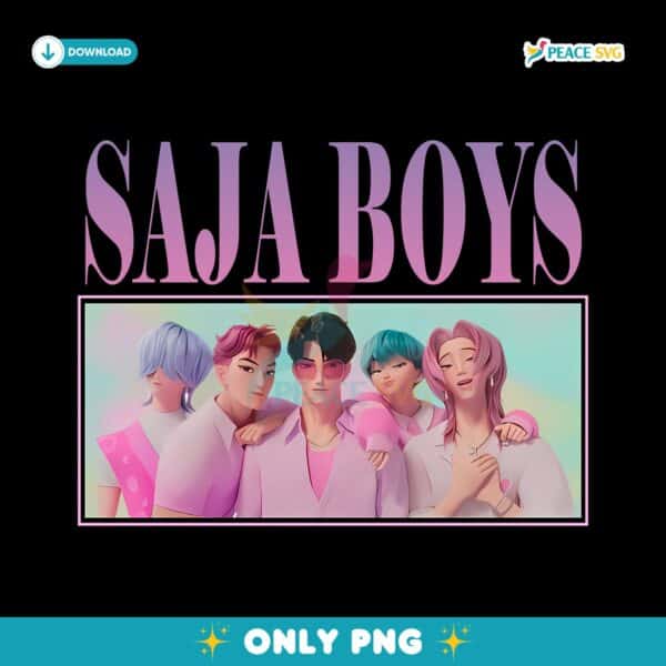 Kpop Demon Hunters Saja Boys Group PNG