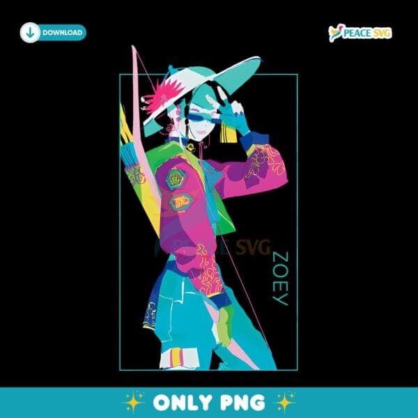 Kpop Demon Hunters Zoey Girl Crush PNG
