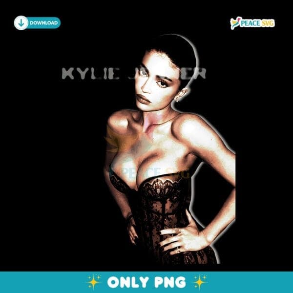 Kylie Jenner Metallic Aesthetic PNG