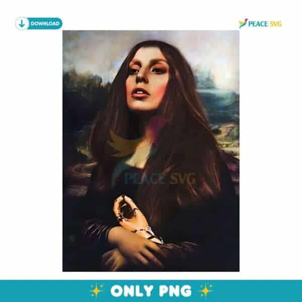 Lady Gaga Mona Lisa Vintage Renaissance Aesthetic PNG