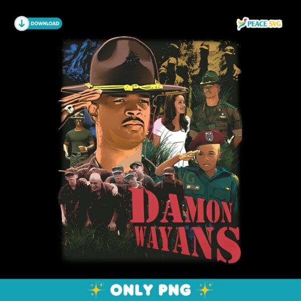 Major Payne Damon Wayans Retro Bootleg PNG