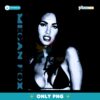 Megan Fox Dark Blue Aesthetic PNG