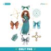 Merida Brave Character Bows Archery Target Graphic PNG
