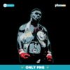 Mike Tyson Boxing Champion Belts Red Gloves Graphic PNG