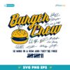 Milwaukee Brewers Burger Crew 12 Wins In A Row Free Burgers SVG