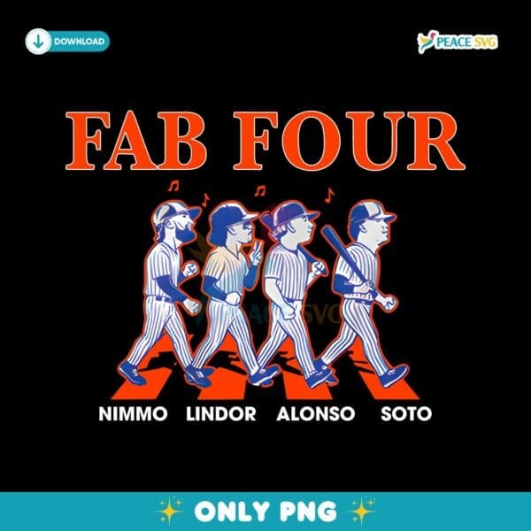 Nimmo Lindor Alonso Soto Fab Four Baseball Crossover Album PNG