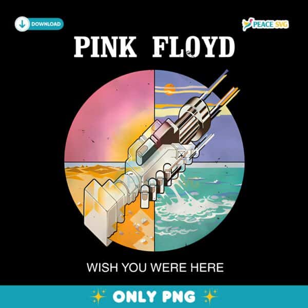Pink Floyd Wish You Were Here Album Cover Graphic PNG