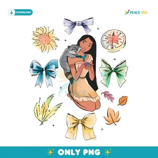 Snow White Bows Disney Princess PNG Instant Download | Peace SVG