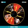 Queen Band Lightning Circle Album Art Rock Legends Concert PNG