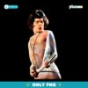 Queen Freddie Mercury 70S Shirtless Mic Stand Iconic Rock PNG
